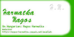 harmatka magos business card